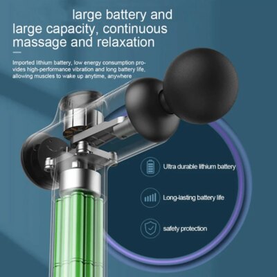 99 Level Massage Gun Fascia Deep Muscle Relax Body Neck Massager Electric Fitness Equipment Noise Reduction Male Female - Image 3