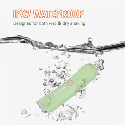 MAXGROOM Body Hair Trimmer Shaver for Men Ball Trimmer for Groin Pubic Replaceable Ceramic Blade Electric Razor Waterproof - Image 6
