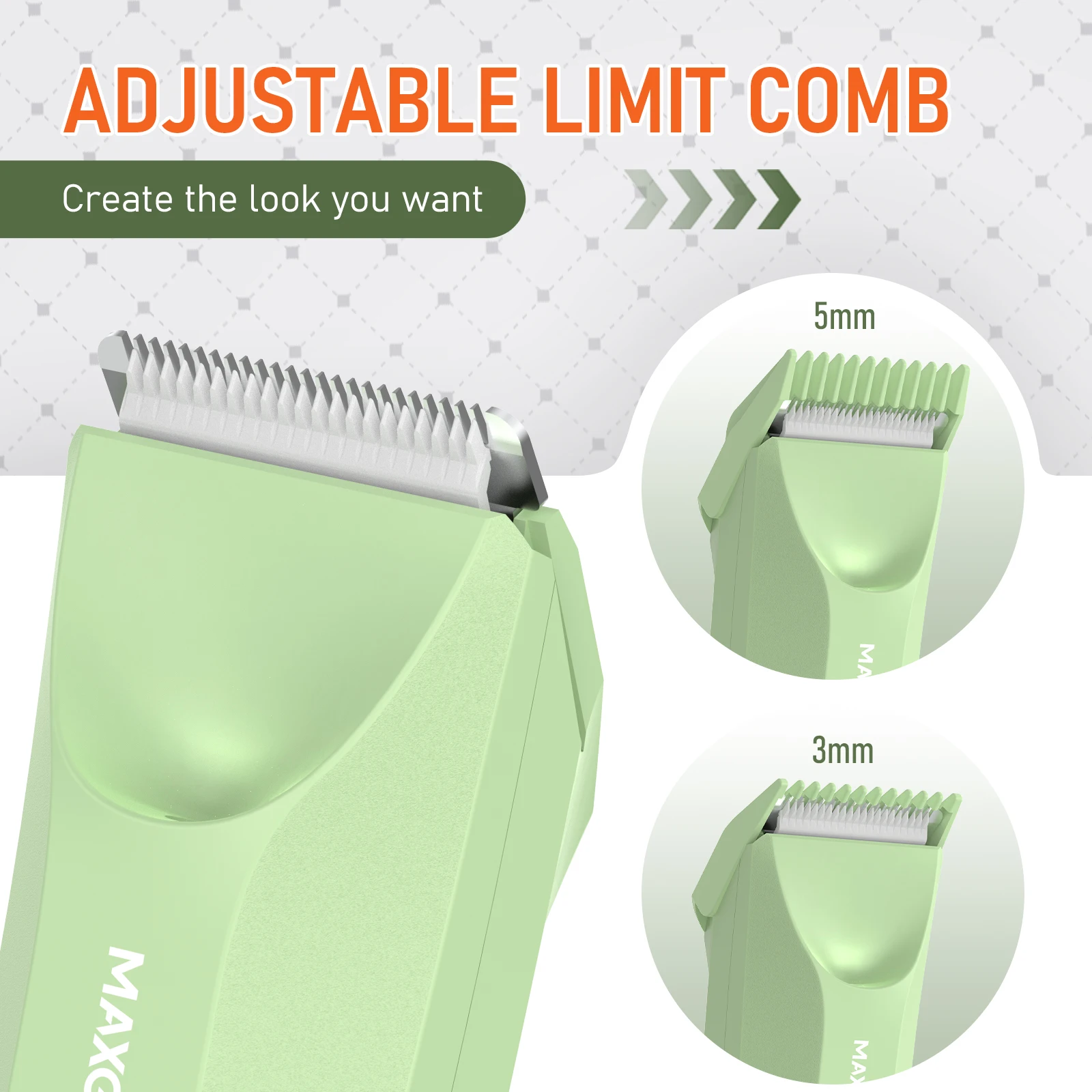 MAXGROOM Body Hair Trimmer Shaver for Men Ball Trimmer for Groin Pubic Replaceable Ceramic Blade Electric Razor Waterproof MAXGROOM Body Hair Trimmer Shaver for Men Ball Trimmer for Groin Pubic Replaceable Ceramic Blade Electric Razor Waterproof