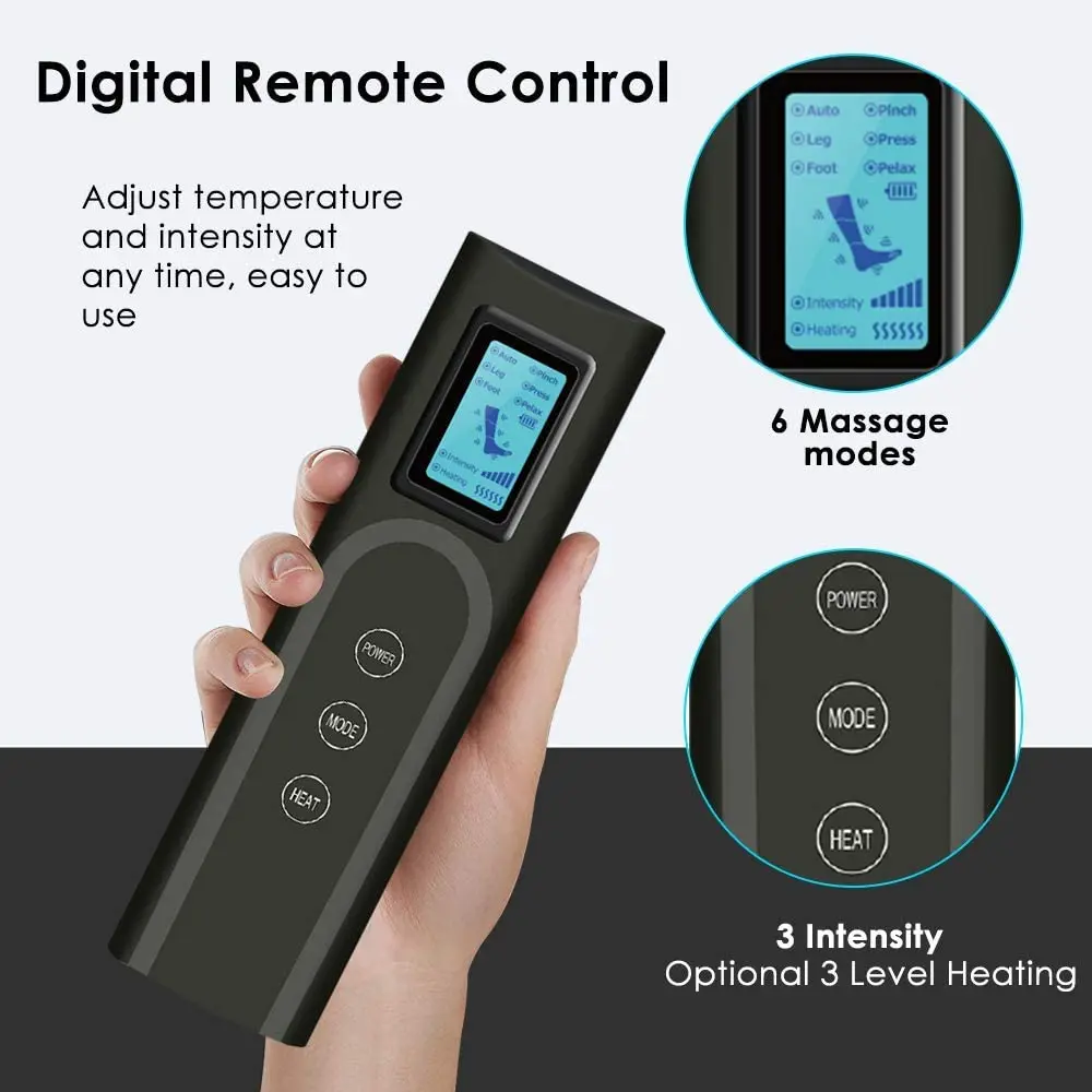Foot air pressure leg massager promotes blood circulation, body massager, muscle relaxation, lymphatic drainage device 360° Foot air pressure leg massager promotes blood circulation, body massager, muscle relaxation, lymphatic drainage device 360°