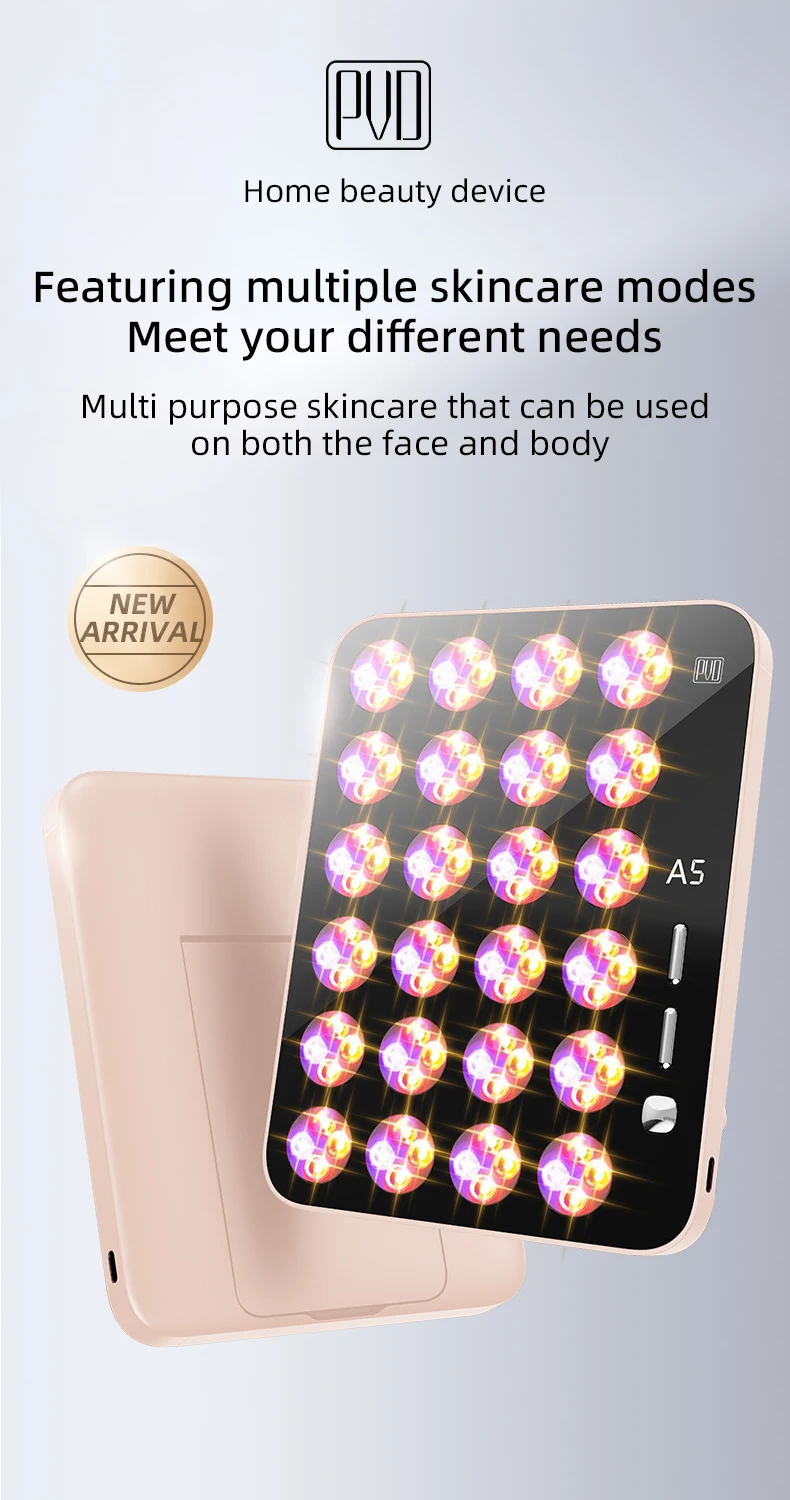 Portable Body Light Beauty Device for Women with 8 Modes Skin Care Home Use And Business Trips