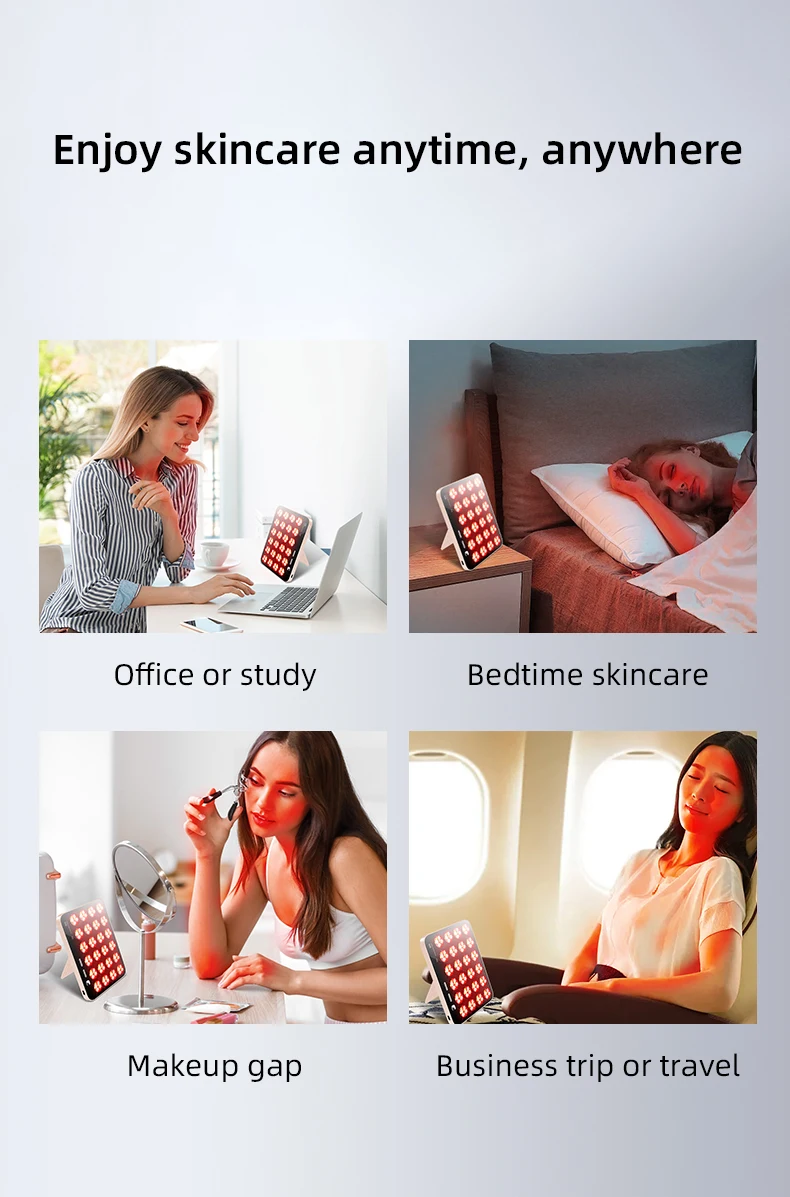 Portable Body Light Beauty Device for Women with 8 Modes Skin Care Home Use And Business Trips