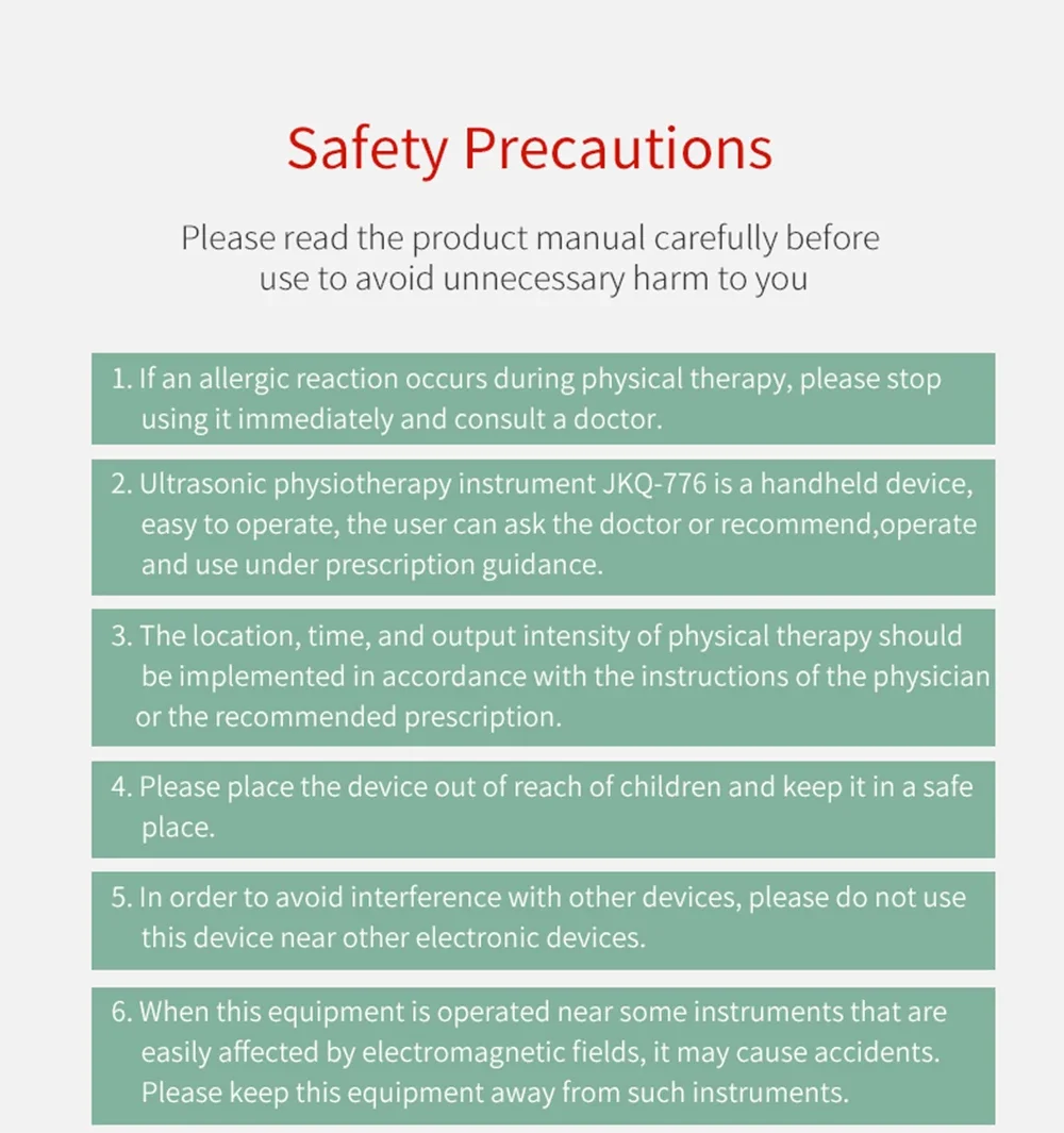 Ultrasound Physiotherapy Device Arthritis Physical Therapy Waist Arm Body Pain Relief Muscle Stimulator Massager Machine
