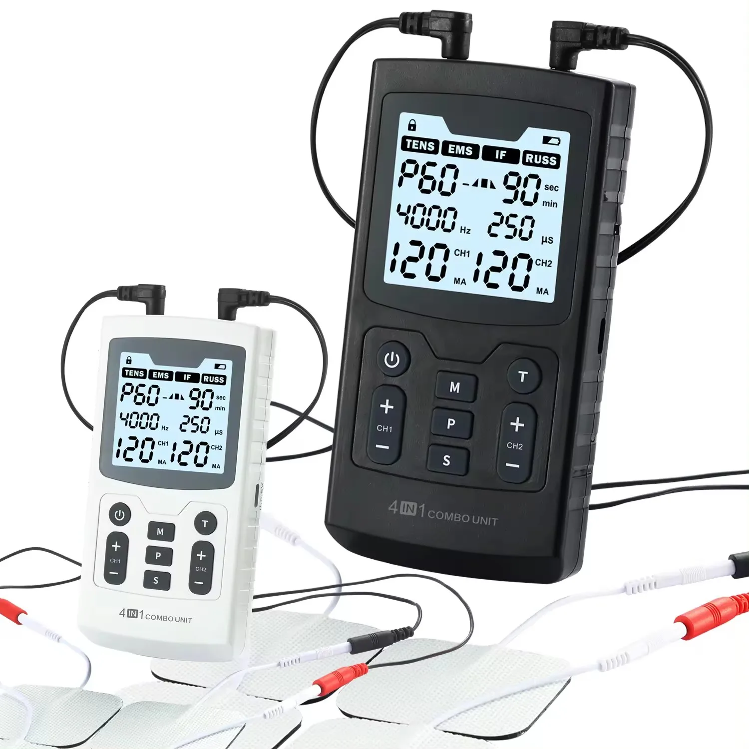 Electric Muscle Therapy Stimulator High-Frequency Interferential Physiotherapy Device  IFT RUSS TENS EMS Adjustable Body Massage