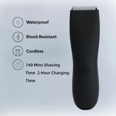Men's Electric Groin Hair Trimmer Pubic Hair Trimmer Body Grooming Clipper for Men Bikini Epilator Rechargeable Shaver Razor - Image 5