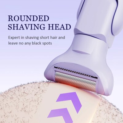 5 In 1 Electric Body Hair Trimmer Leg Body Hair Removal Lip Chin Depilatory Lady Bikini Trimmer Facial Hair Remover Shaver - Image 2