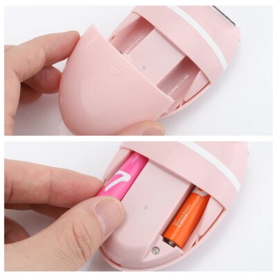 Electric Shaver for Women Waterproof Wet & Dry Hair Razors 2 in 1 Double Head Dual Bikini Ladies Body Hair Trimmer Head Shaver - Image 6
