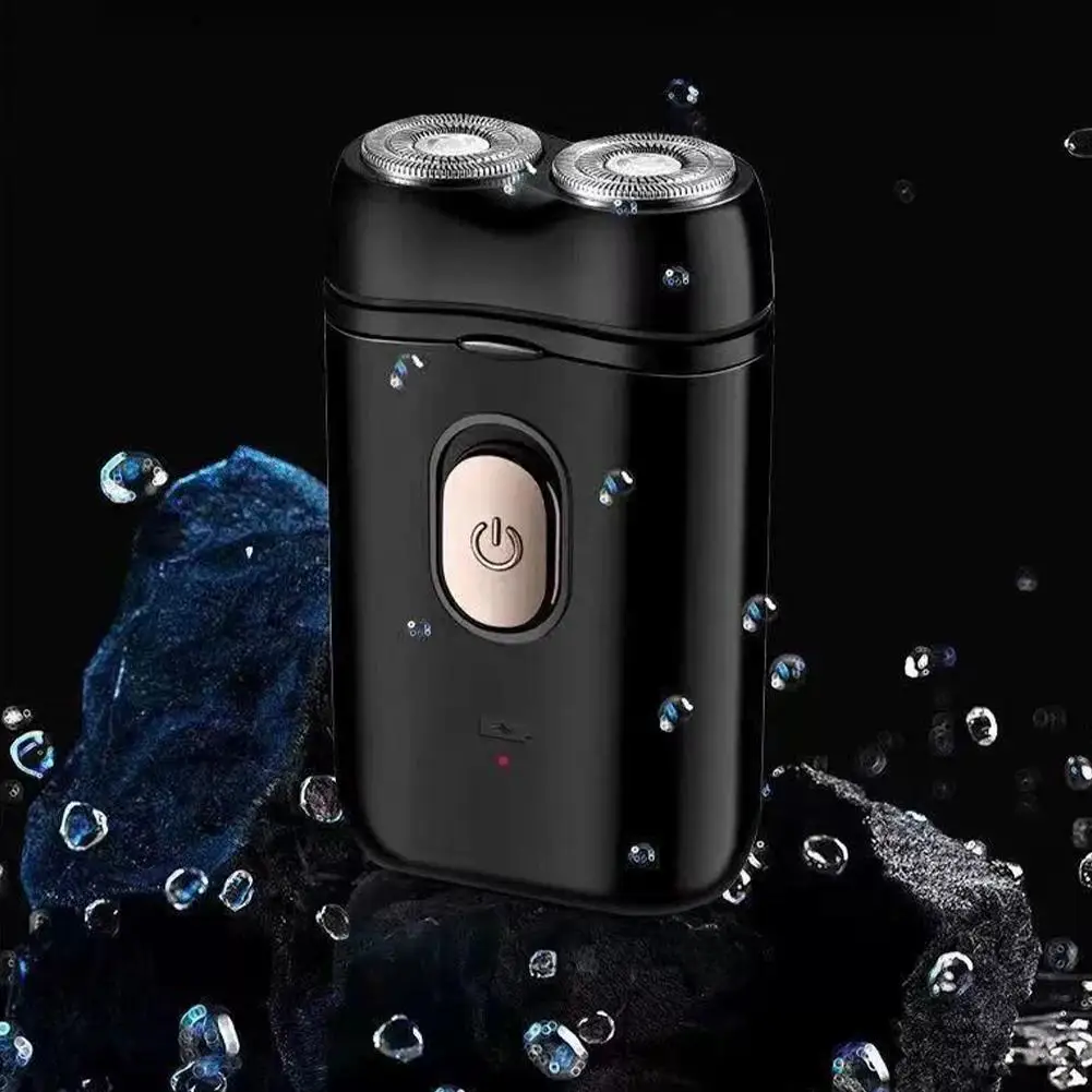 Men's Double Floating Head Electric Shaver USB Rechargeable Dry Wet Beard Shaving Machine Body Face Hair Removal Trimmer Razor