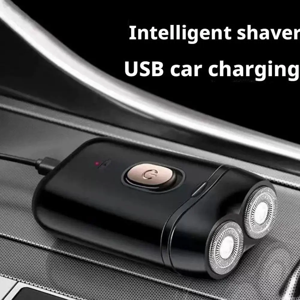 Men's Double Floating Head Electric Shaver USB Rechargeable Dry Wet Beard Shaving Machine Body Face Hair Removal Trimmer Razor