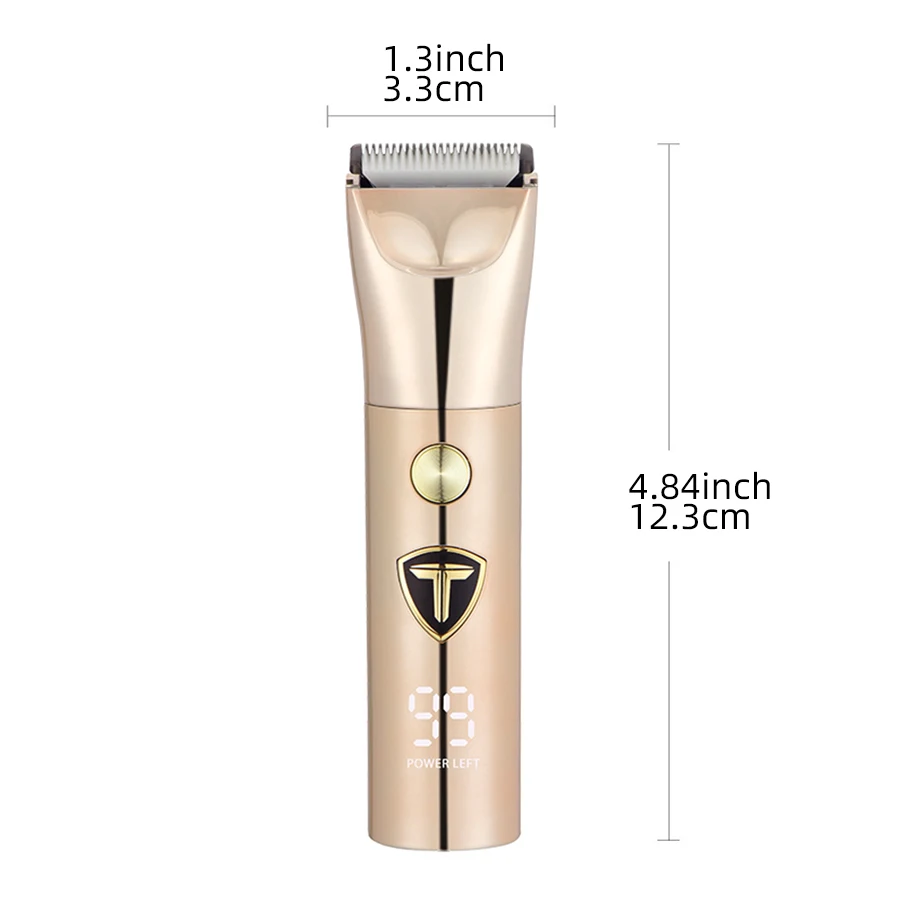 Multi functional USB charging beauty kit: integrated hair and body trimmer, professional clipper with long-lasting battery