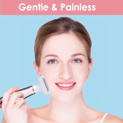 Electric Shaver 4 in 1 for Women, Portable Electric Razor for Women, Rechargeable Women Electric Trimmer for Face Arm Body Legs - Image 2