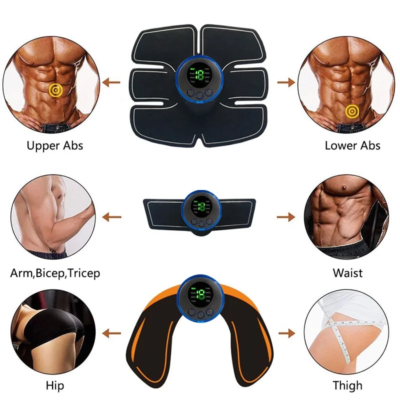 Electric Muscle Stimulator EMS Wireless Buttocks Hip Trainer Abdominal ABS Stimulator Fitness Body Slimming Massager - Image 2