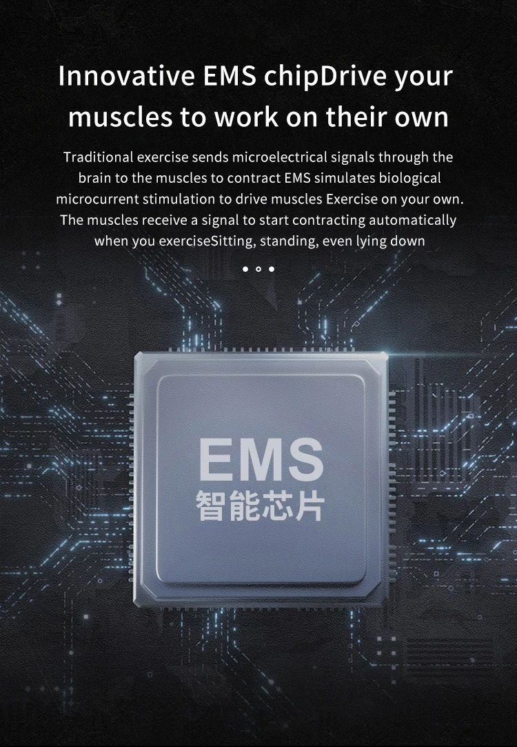 EMS Abdominal Muscle Trainer Portable Massager Electronic Training Belt Exercise Fitness Equipment Toning Arm Back Body Massager
