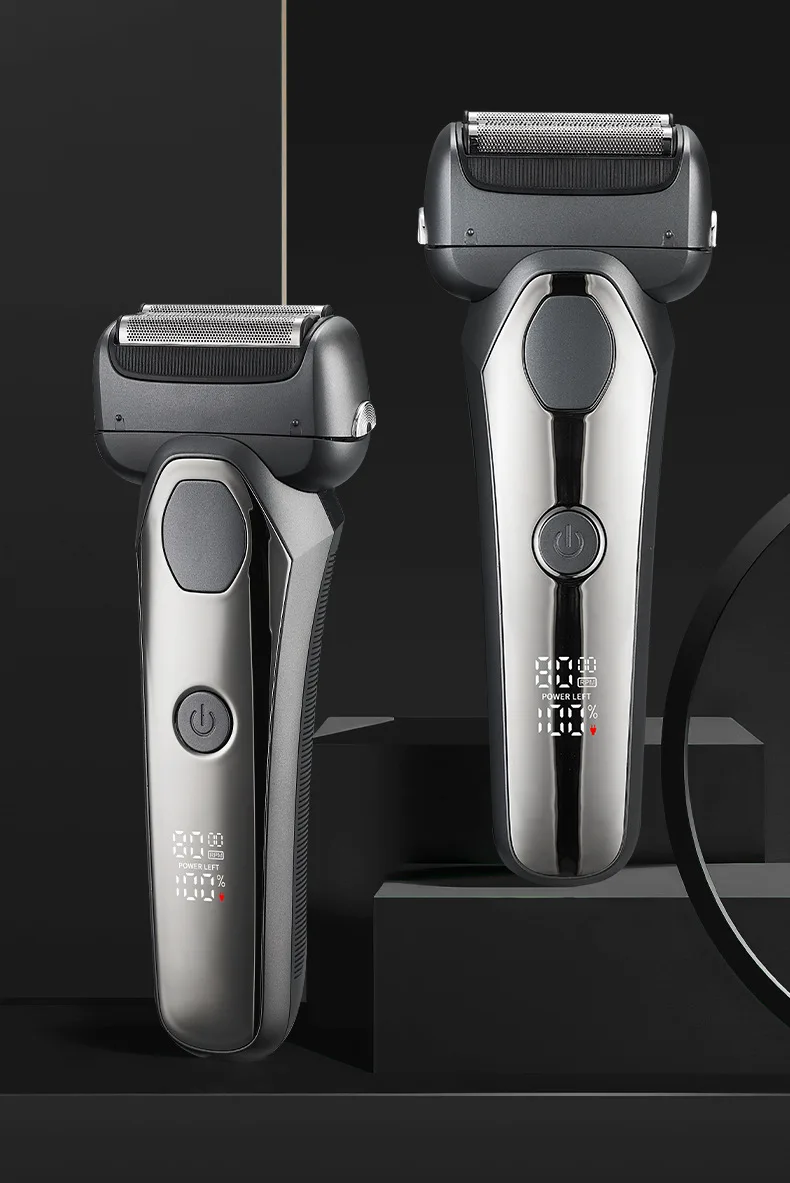 MOTAWISH Electric Shaver Reciprocating High and Low Two-speed Adjustable Shaver Full Body Washable Type-c Rechargeable Shaver