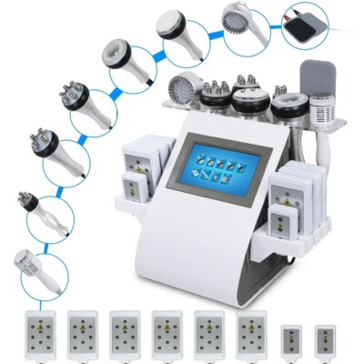 9 in 1 Tool 40K Cavitation Ultrasonic Body Slimming Machine Multi-Polar Frequency Rejuvenation Skin Lift Tighten - Image 2