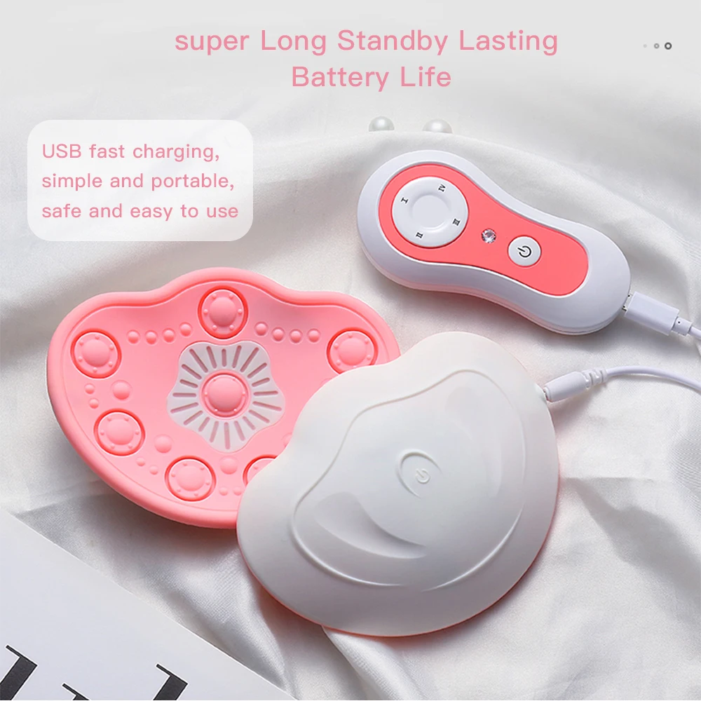 Electric Breast Massager Chest Enhancer USB Charging With Hot Compress Function For Breast Growth & Anti-Chest Sagging Tool