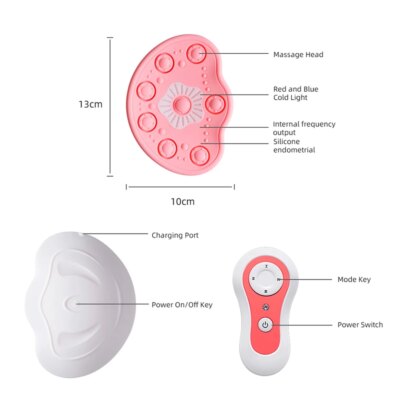 Electric Breast Massager Chest Enhancer USB Charging With Hot Compress Function For Breast Growth & Anti-Chest Sagging Tool - Image 6