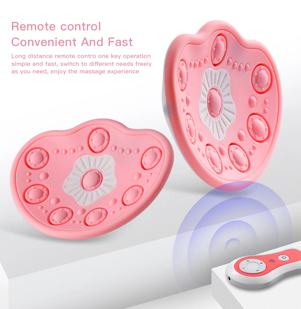 Electric Breast Massager Chest Enhancer USB Charging With Hot Compress Function For Breast Growth & Anti-Chest Sagging Tool