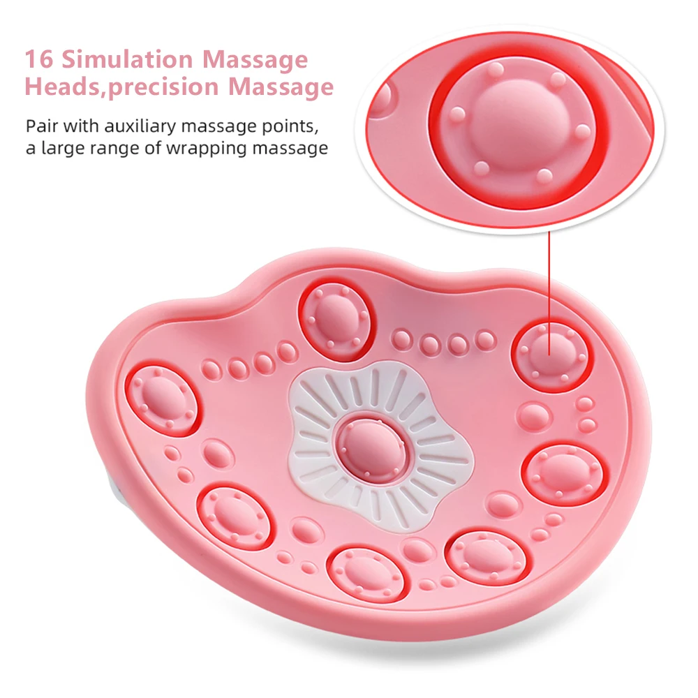 Electric Breast Massager Chest Enhancer USB Charging With Hot Compress Function For Breast Growth & Anti-Chest Sagging Tool
