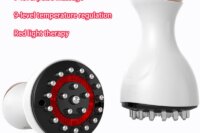 Electric Lymphatic Drainage Machine Meridian Body Massage Brush Microcurrent Anti Cellulite Guasha Physiotherapy Apparatus