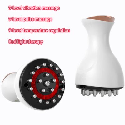 Electric Lymphatic Drainage Machine Meridian Body Massage Brush Microcurrent Anti Cellulite Guasha Physiotherapy Apparatus