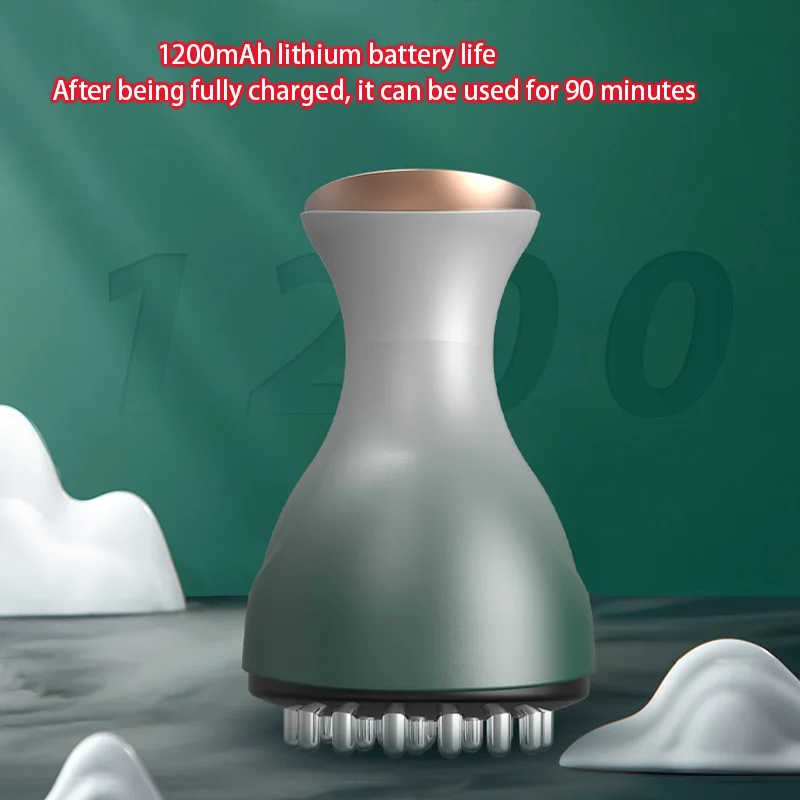 Electric Lymphatic Drainage Machine Meridian Body Massage Brush Microcurrent Anti Cellulite Guasha Physiotherapy Apparatus