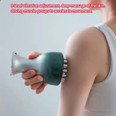 Electric Lymphatic Drainage Machine Meridian Body Massage Brush Microcurrent Anti Cellulite Guasha Physiotherapy Apparatus - Image 2