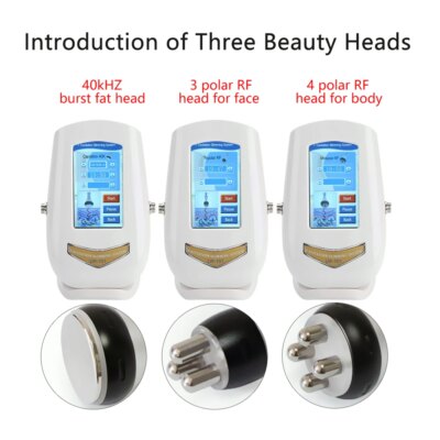 3 In 1 40K Cavitation Body Slimming Machine Facial Massager Skin Tighten Face Lifting Vacuum Suction wrinkle removal - Image 2