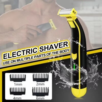 Electric Shaver for Men Beard Trimmer  Razor Body Trimer USB Rechargeable Face Male Hair Shaving Machine - Image 3