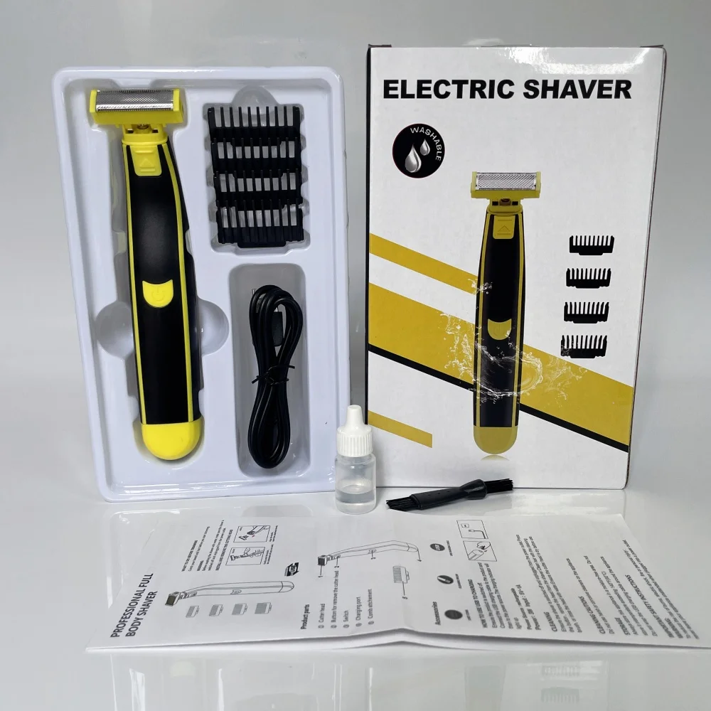 Electric Shaver for Men Beard Trimmer  Razor Body Trimer USB Rechargeable Face Male Hair Shaving Machine