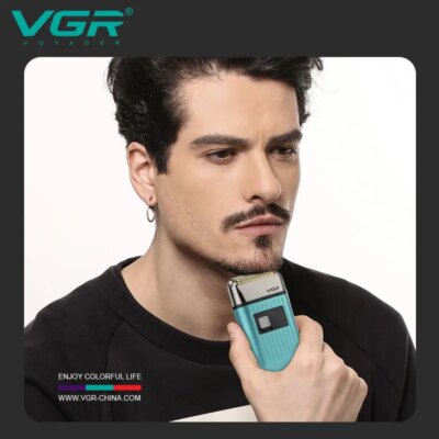 VGR Men's Razor IPX6 Body wash professional intelligent digital display multi-functional shaving sculpting hair trimmer V-357 - Image 5