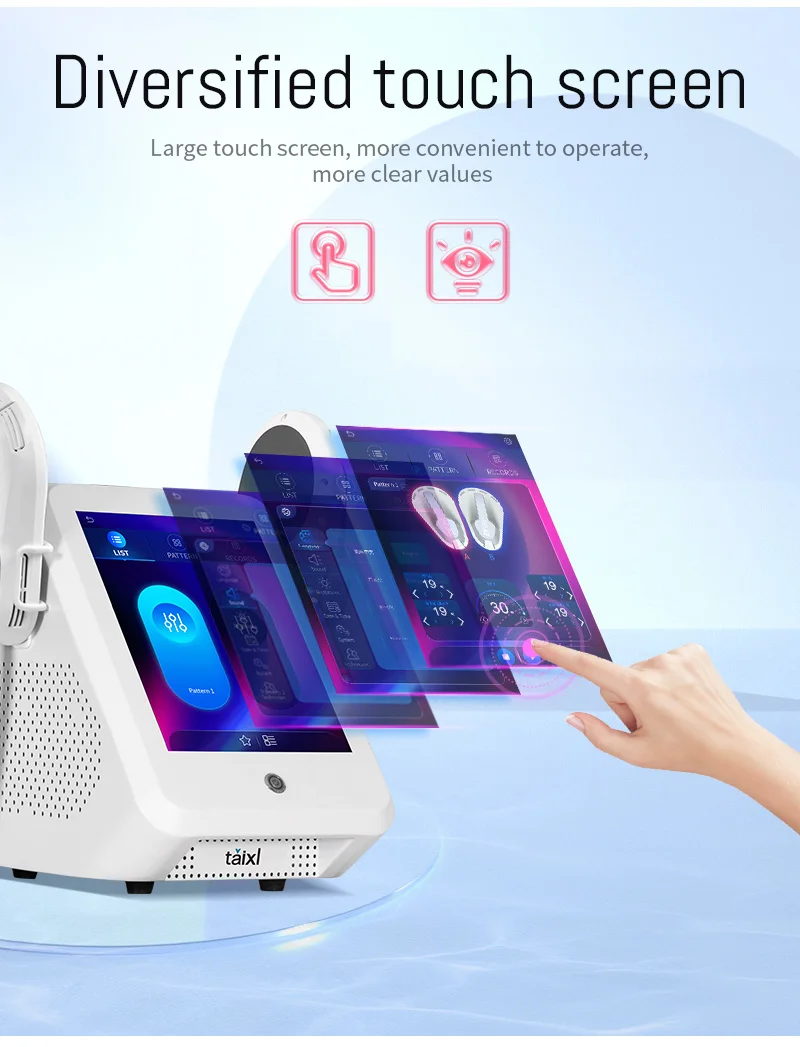 Professional Body EMS Sculpting Machine NEO 15Tesla 6500W 200Hz Nova Abdominal Muscle Building Slimming Hi-emt