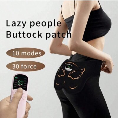 EMS Muscle Stimulator Hip Trainer For Hip Lifting Body With Remote Control USB Recharge Need Close With The Skin Use - Image 2