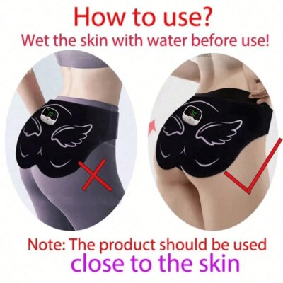EMS Muscle Stimulator Hip Trainer For Hip Lifting Body With Remote Control USB Recharge Need Close With The Skin Use - Image 4
