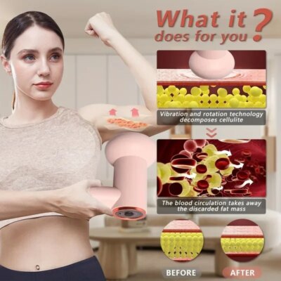Wireless Fat Burner Body Cellulite Sculpting Massager Body Shaping Care Slimming Massager Machine Lose Weight Anti Fat Care Tool - Image 6