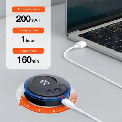 5-In-1 Wireless Muscle Stimulator:Usb Rechargeable, 19 Speeds, Whole Body Fitness, Abdominal & Hip Training, Myofascial Massager - Image 6