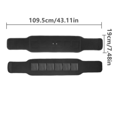 EMS Toning Belt Abs Trainer Electric Muscle Toner Fitness Training Body Slim Belly Waist Unisex Muscle Stimulator Massage - Image 4