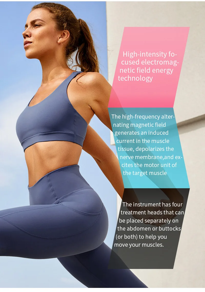 EMS Nova Upgrade Body Sculpting Machine 2025 Professional NEO 6500W 200Hz Abdominal Muscle Building Slimming