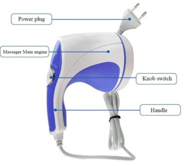 5 In 1 Electric Body Massager Handheld Full Body Massage Slim Machine Back Shoulder Neck Leg Pain Relief Relaxation Health Care - Image 5