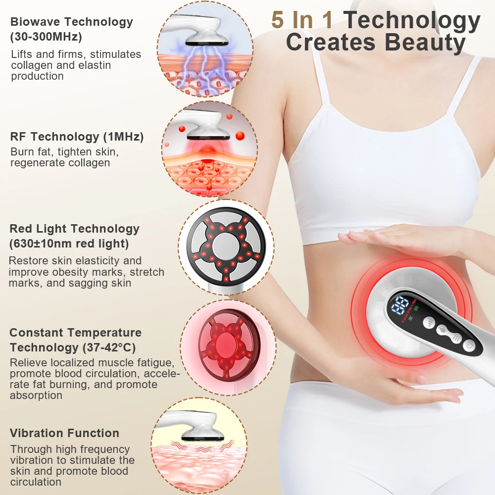 EMS Slimming Massager Infrared RF Fat Burner Meridian Therapy Body Vibrating Heat Fat Remover Electric Body Sculpting Machine EMS Slimming Massager Infrared RF Fat Burner Meridian Therapy Body Vibrating Heat Fat Remover Electric Body Sculpting Machine