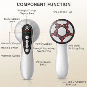 EMS Slimming Massager Infrared RF Fat Burner Meridian Therapy Body Vibrating Heat Fat Remover Electric Body Sculpting Machine - Image 5