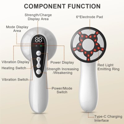 EMS Slimming Massager Infrared RF Fat Burner Meridian Therapy Body Vibrating Heat Fat Remover Electric Body Sculpting Machine - Image 5