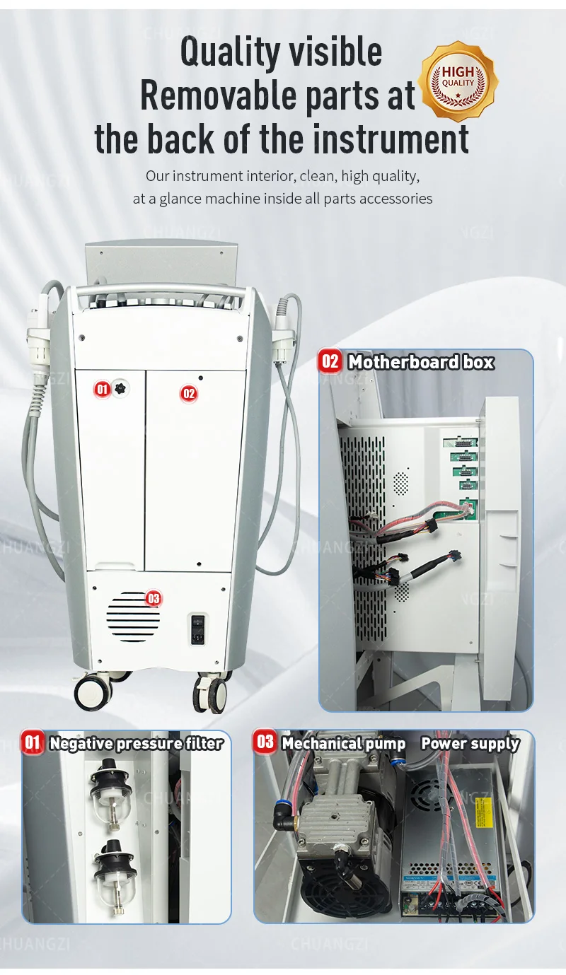 Professional multi-function wrinkle removal. Lose weight. Firms the skin. Integrated machine. We sell at factory price.