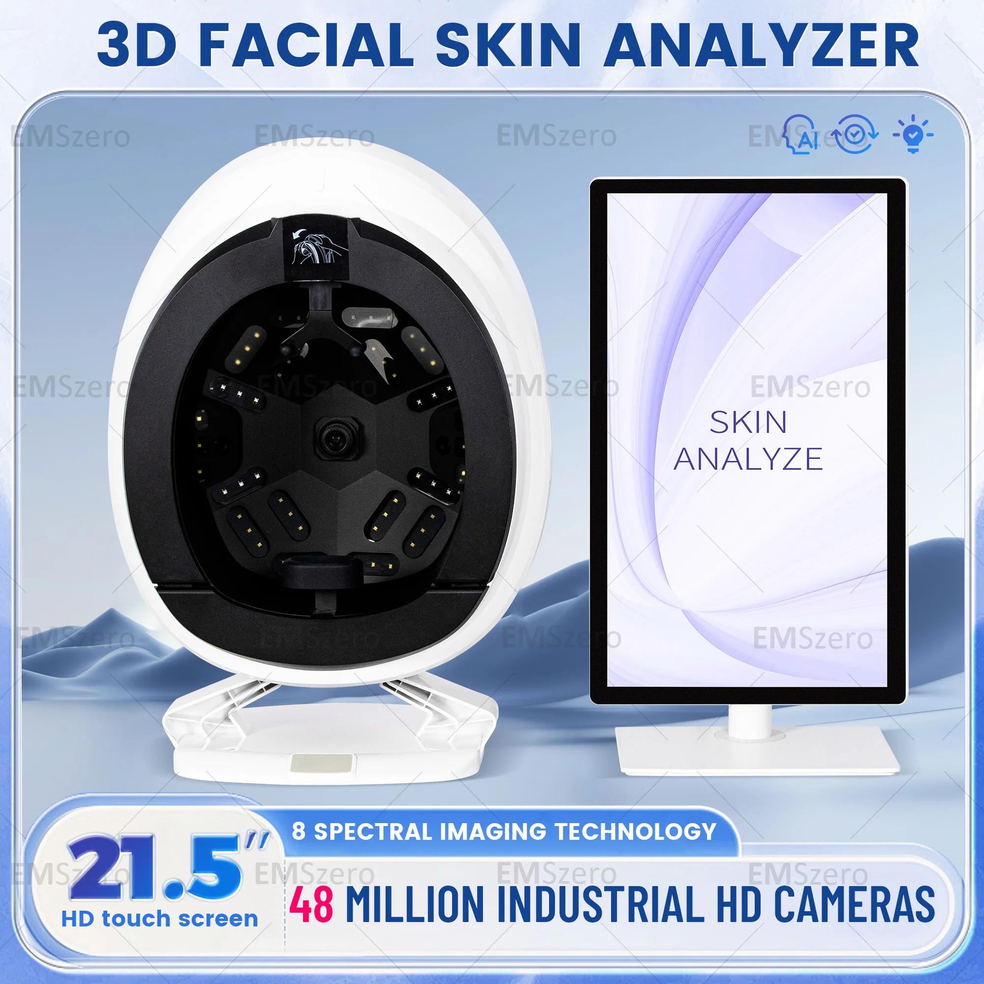 Facial Aesthetics Face Scanner 3D Face Scanner Skin Analysis Apparatus Face Scanner Skin Analyzer Skin Analysis Machine
