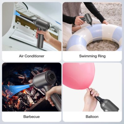 MECO ELEVERDE ME-VC2 Electric Compressed Air Duster 4 in 1 Vacuum Cleaner Function Powerful 3-Gear to 68000RPM/11000PA Keyboard - Image 5