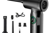 7500mAh Portable Compressed Air Duster Multi Air Blower & Vacuum Cleaner Cordless Duster Blower for Keyboard Computer Cleaning
