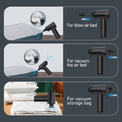 Compressed Air Duster 100000RPM Electric Air Duster Rechargeable Cordless Air Blower for Keyboard Electric Devices Cleaning - Image 4