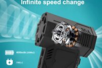 Violent Fan 200000RPM Powerful Air Blower Vacuum Dust Cleaner Type-C Charging Strong Winds 58m/s Brushless Turbo Jet Blower