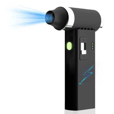 110000RPM Powfull Cordless Compressed Air Duster, Rechargeable Brushless Motor, 0-100 Adjustable Dust Blower for Computer