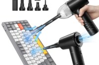 7000Pa PC Keyboard Cleaner 6000mAh  Compressed Air Duster MIni Car Vacuum Cleaner 2 In 1 Air Blower